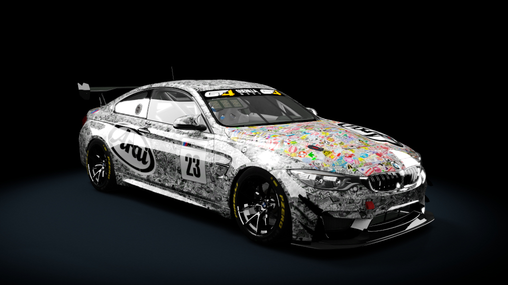 BMW M4 GT4, skin Alex_Gañán_23