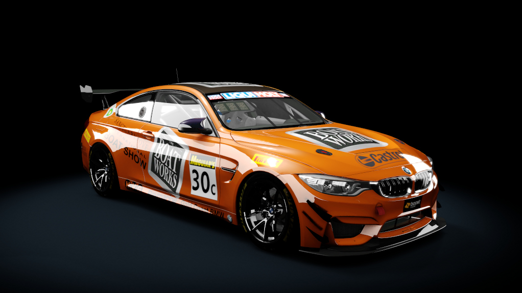 BMW M4 GT4, skin Boat Works