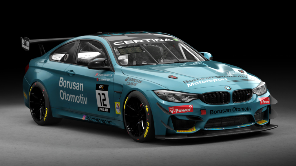 BMW M4 GT4, skin Borusan Otomotiv Motorsport 2019