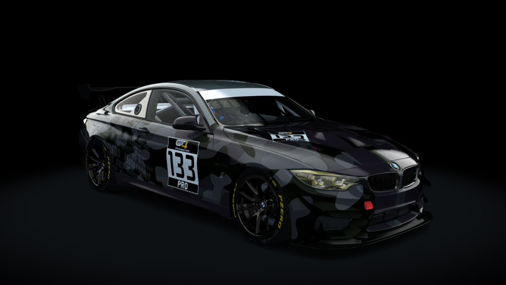 BMW M4 GT4, skin srsmotorsport