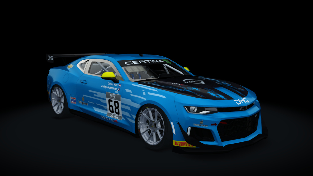 Chevrolet Camaro GT4.R, skin 2019_EuroGT4_68_V8_Racing