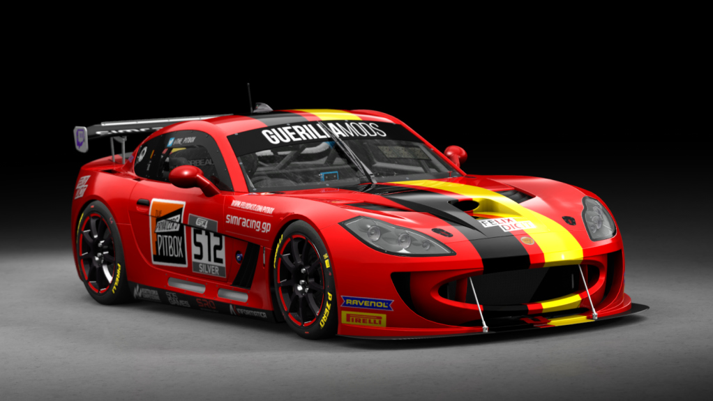 Ginetta G55 GT4, skin me_gt4_european_series_ttp_ginetta_HUE_512