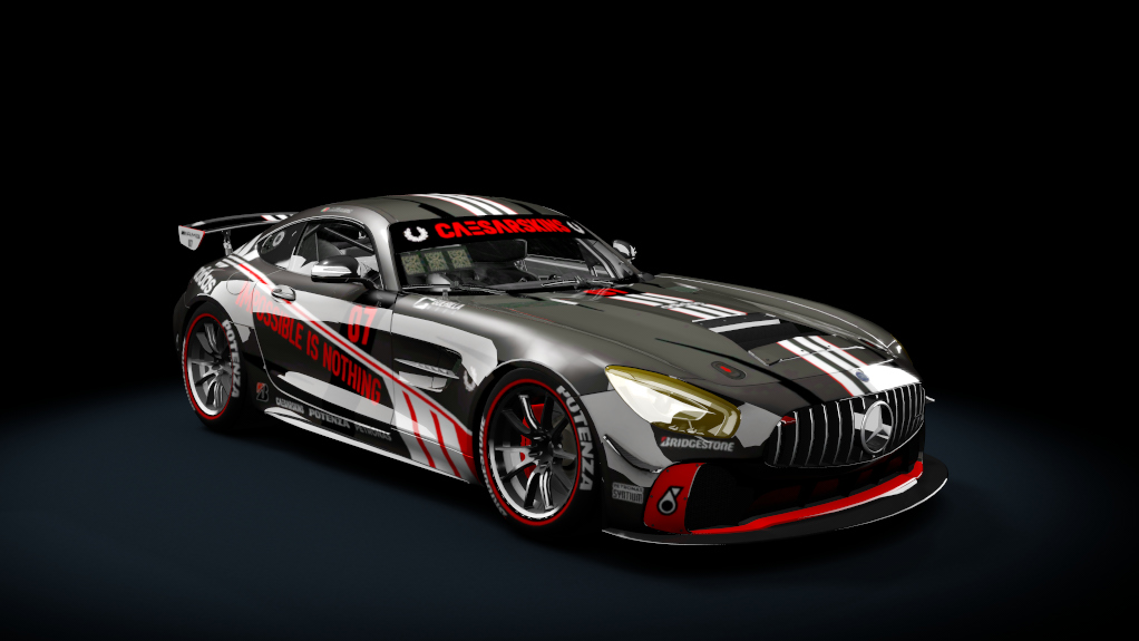 Mercedes AMG GT4, skin 07Mercedes