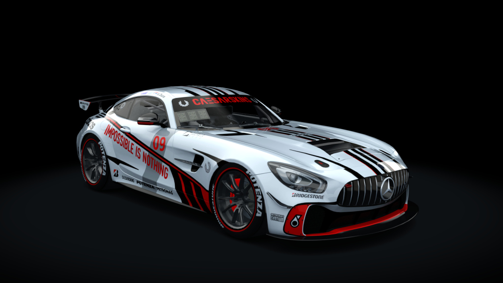 Mercedes AMG GT4, skin 09steveduro