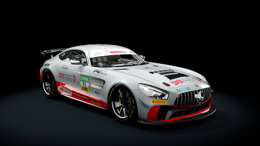 Mercedes AMG GT4, skin 11_Bremotion ADAC GT4 Germany 2019