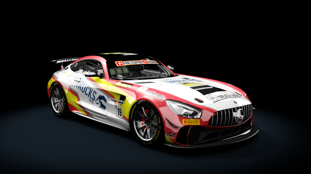 Mercedes AMG GT4, skin 19DirkMuellerRacing