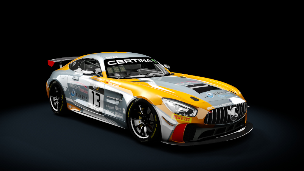 Mercedes AMG GT4, skin 2019_EuroGT4_13_Schwede_Motorsport