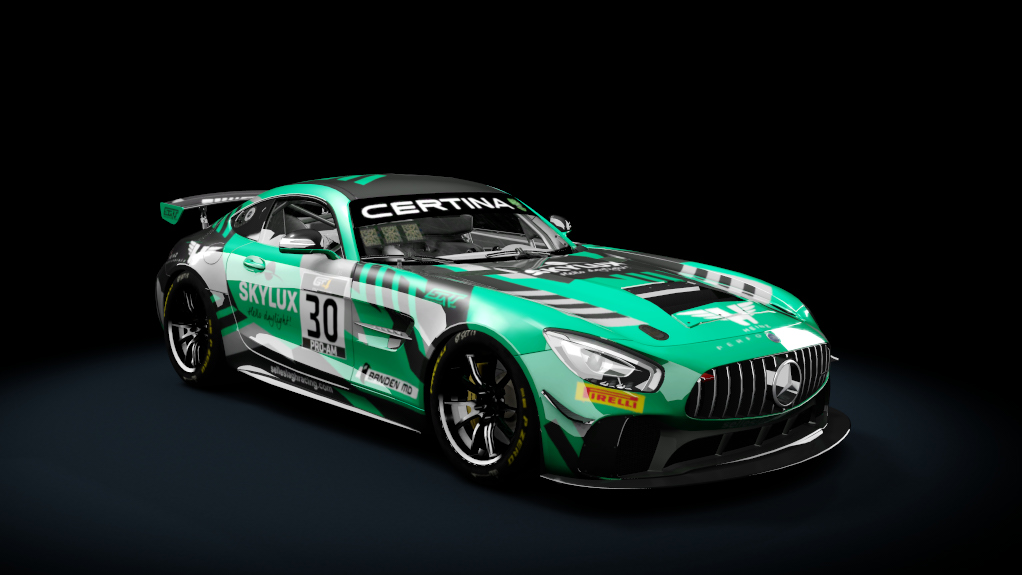 Mercedes AMG GT4, skin 2019_EuroGT4_30_Selleslagh_Racing_Team