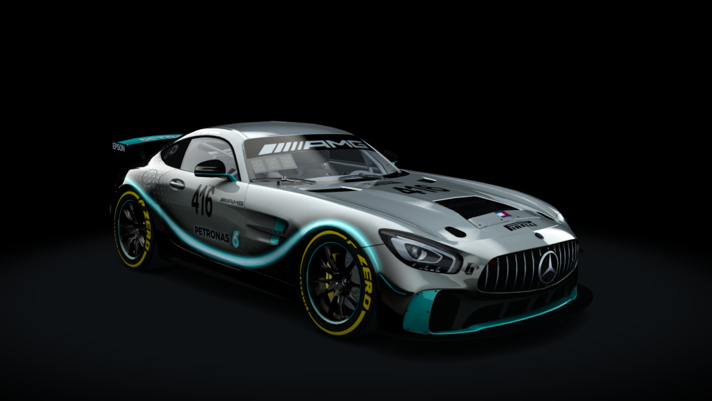 Mercedes AMG GT4, skin 416 FANDO