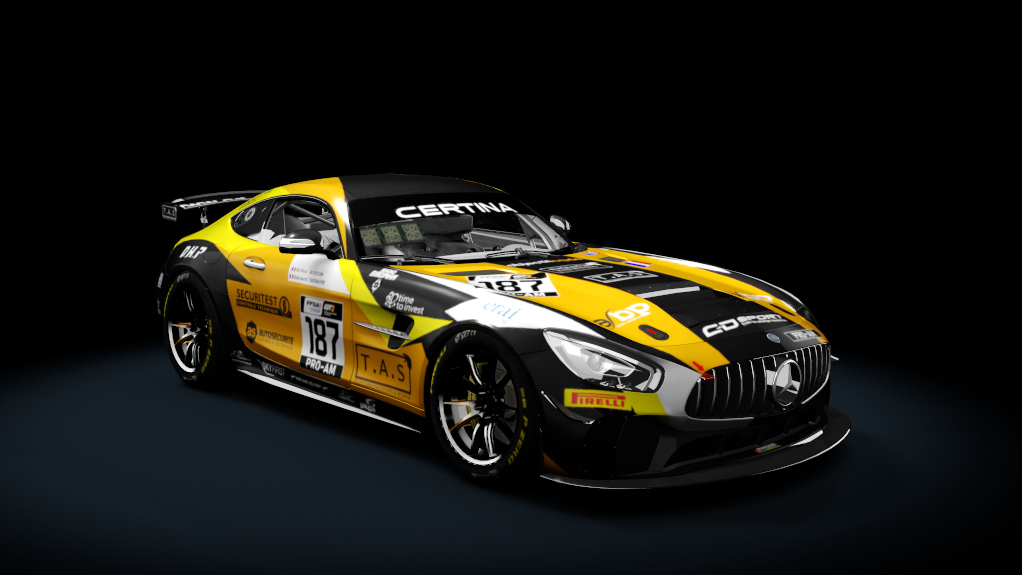 Mercedes AMG GT4, skin FFSAGT_CD Sport_187