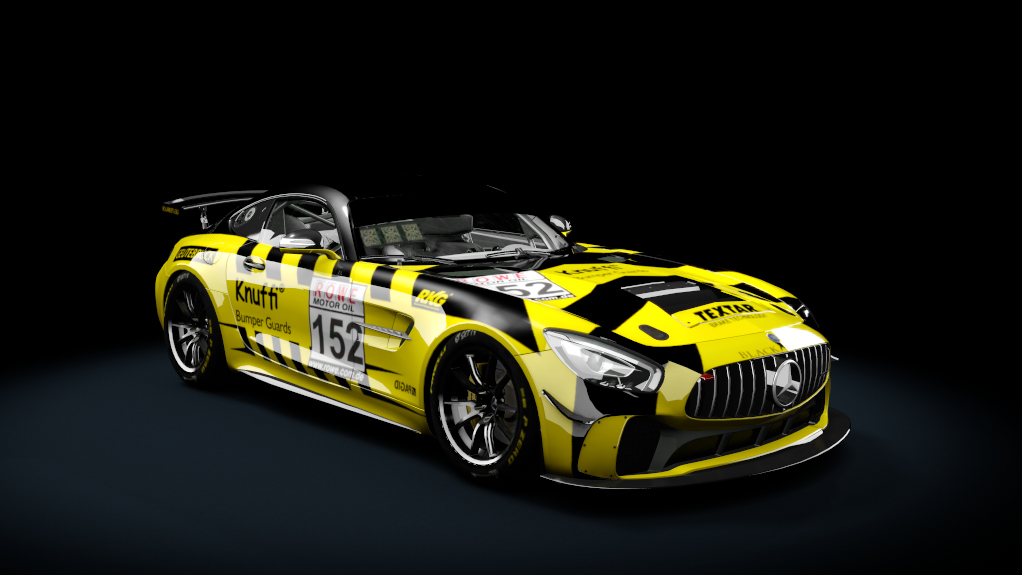 Mercedes AMG GT4, skin knuffi