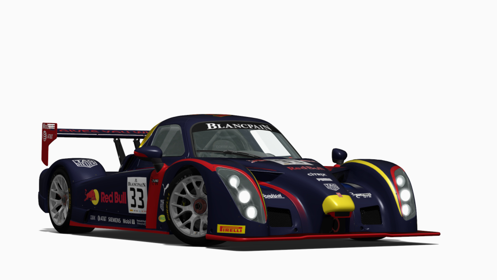 Radical RXC Turbo GT3, skin Blancpain_Red_Bull_33