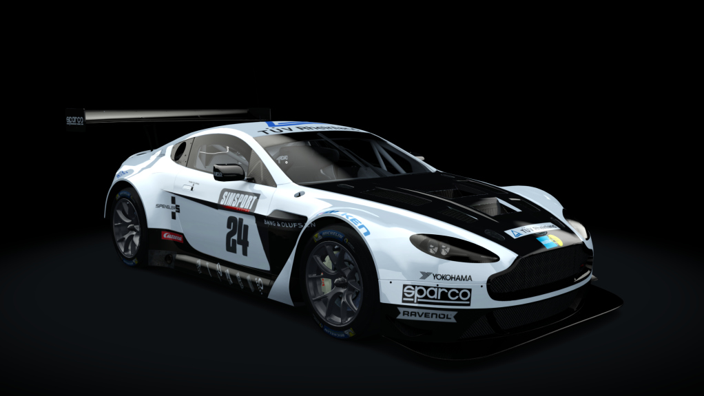 Aston Martin Vantage GT3, skin simsport haley