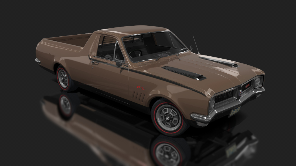 Holden HG Kingswood Ute V8, skin cinnamon brown