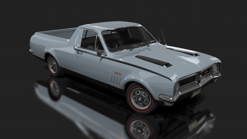 Holden HG Kingswood Ute V8, skin electra blue