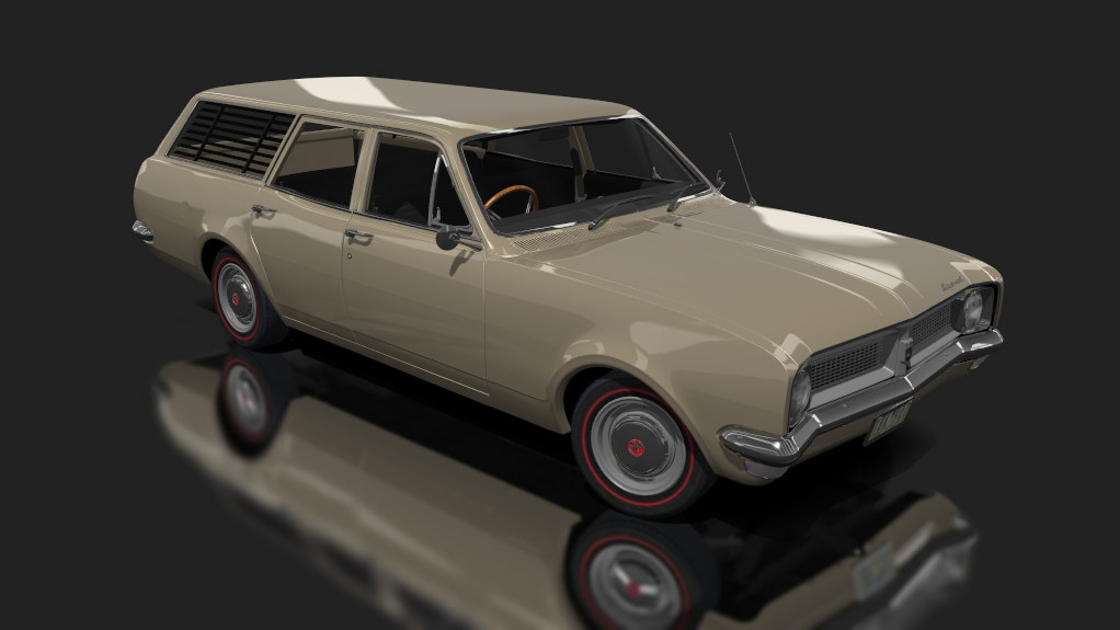 Holden HG Kingswood Wagon V8, skin cameo gold