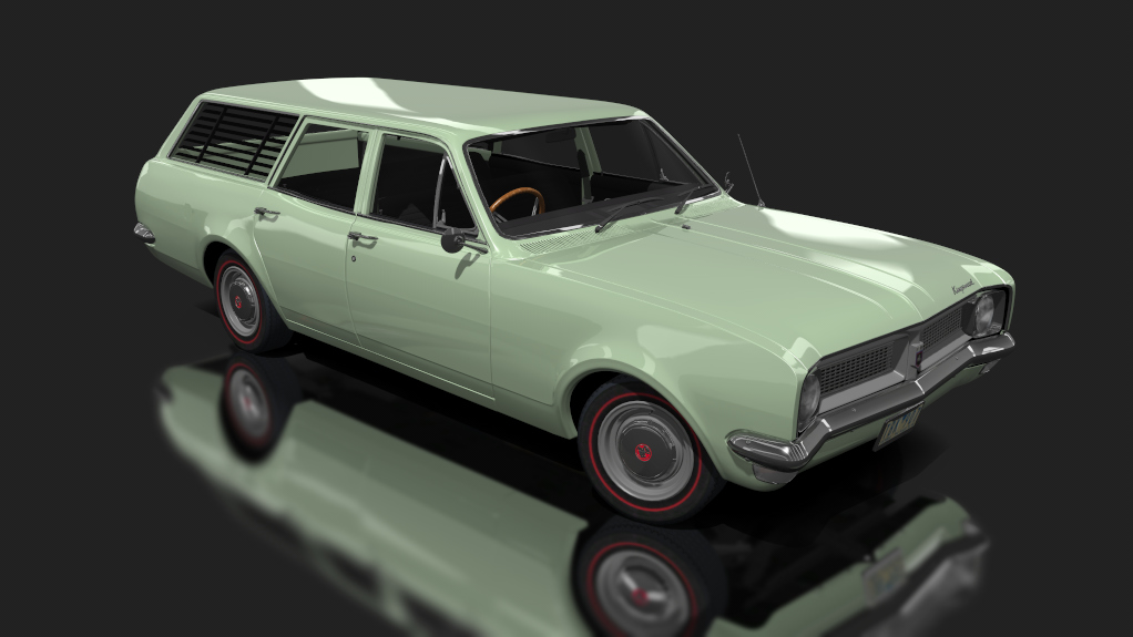 Holden HG Kingswood Wagon V8, skin cascade green