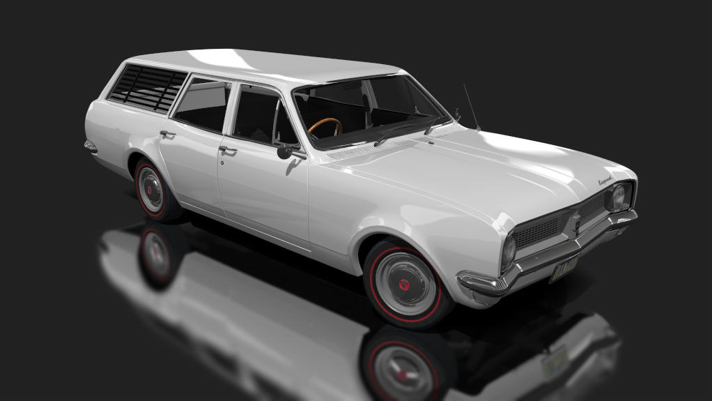 Holden HG Kingswood Wagon V8, skin kashmir white