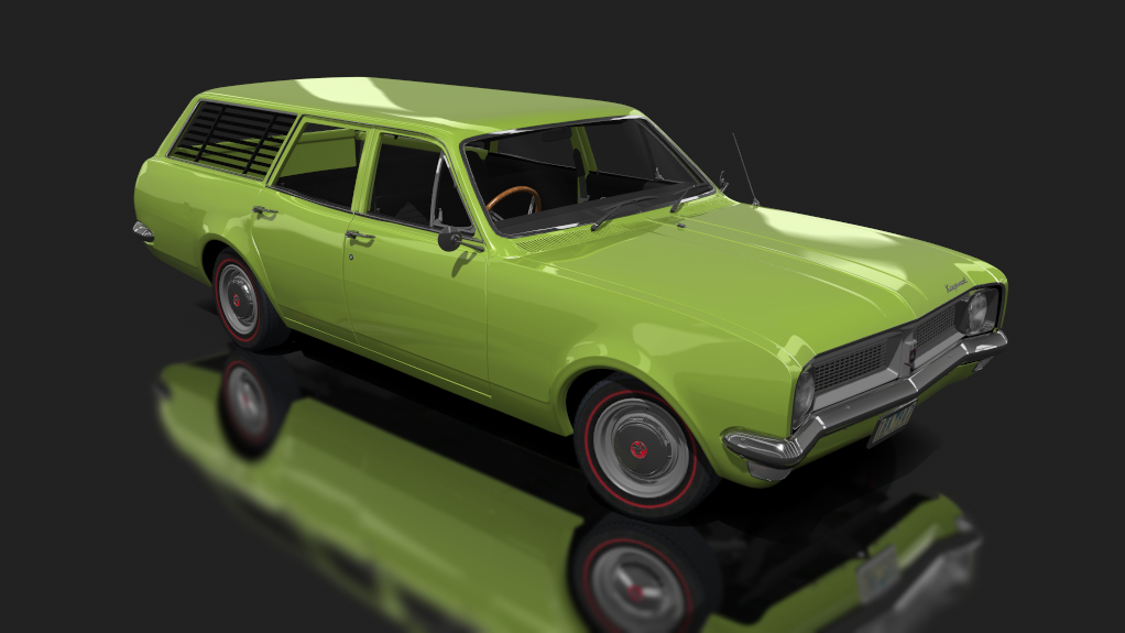 Holden HG Kingswood Wagon V8, skin lina mint