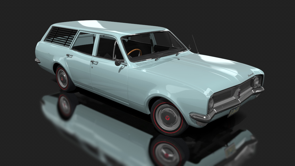 Holden HG Kingswood Wagon V8, skin marina blue