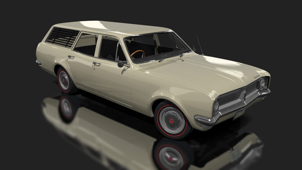 Holden HG Kingswood Wagon V8, skin sudan beige