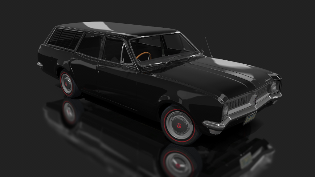 Holden HG Kingswood Wagon V8, skin warrigal black