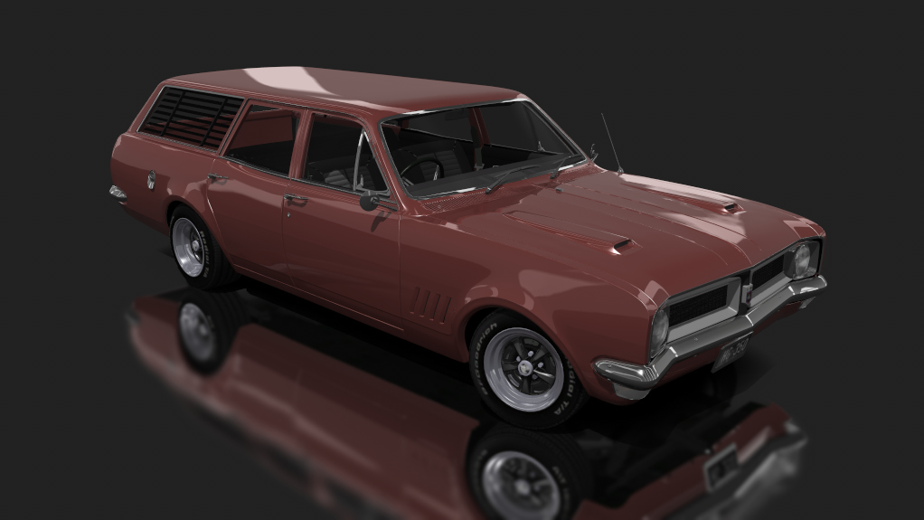 Holden HG Kingswood Wagon V8 - Tuned, skin burnished bronze