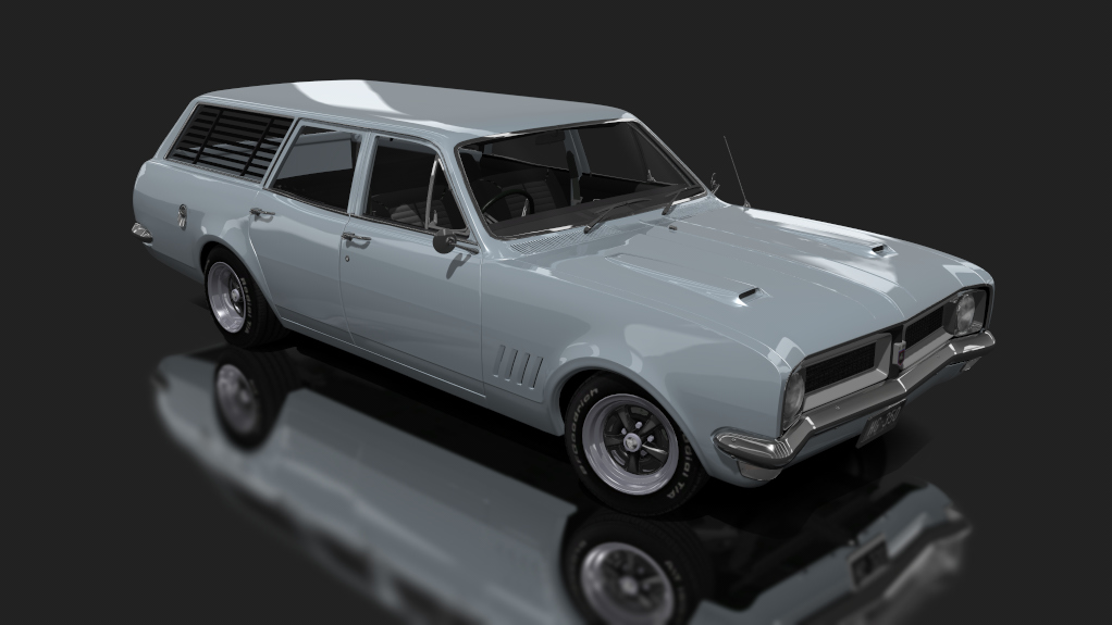 Holden HG Kingswood Wagon V8 - Tuned, skin electra blue