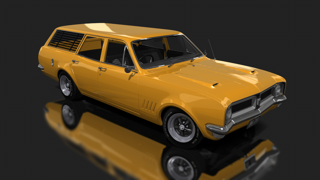 Holden HG Kingswood Wagon V8 - Tuned, skin indy orange
