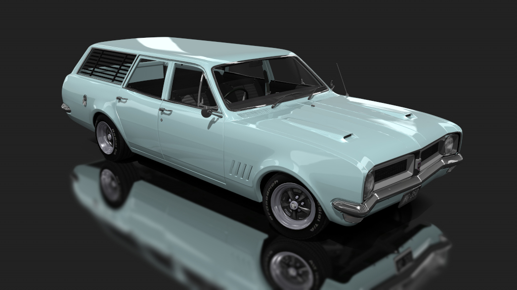 Holden HG Kingswood Wagon V8 - Tuned, skin marina blue