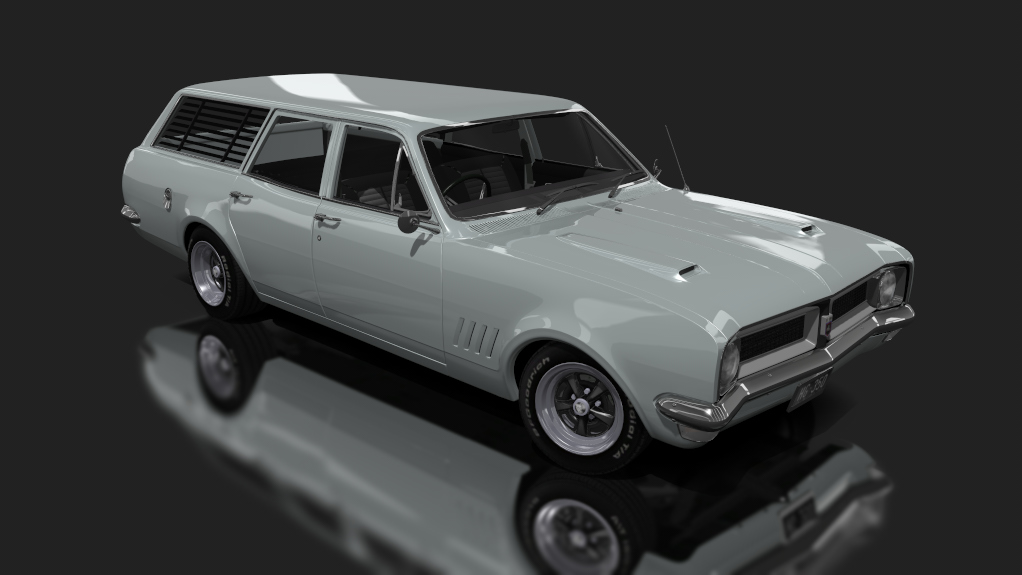 Holden HG Kingswood Wagon V8 - Tuned, skin silver mist
