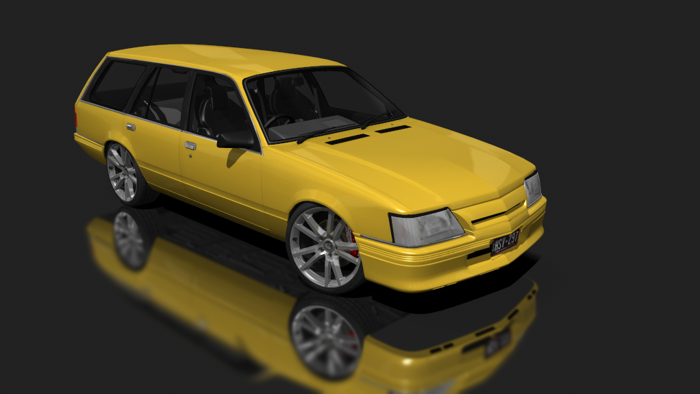 Holden Commodore VK Berlina Wagon 'Tuned', skin devil_yellow