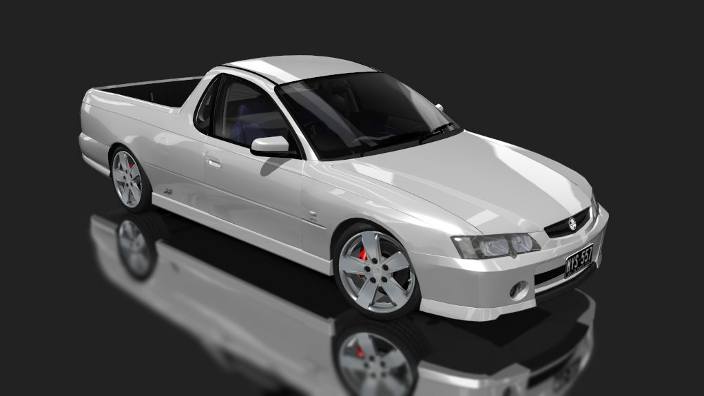 Holden Commodore VY SS ute, skin _light_silver_metallic