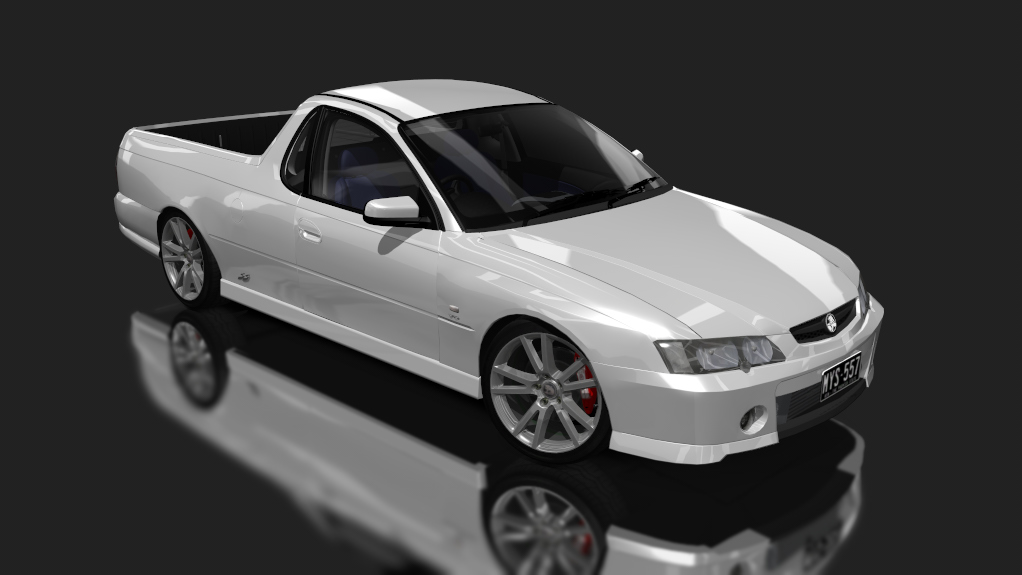 Holden Commodore VY SS ute Tuned, skin _light_silver_metallic