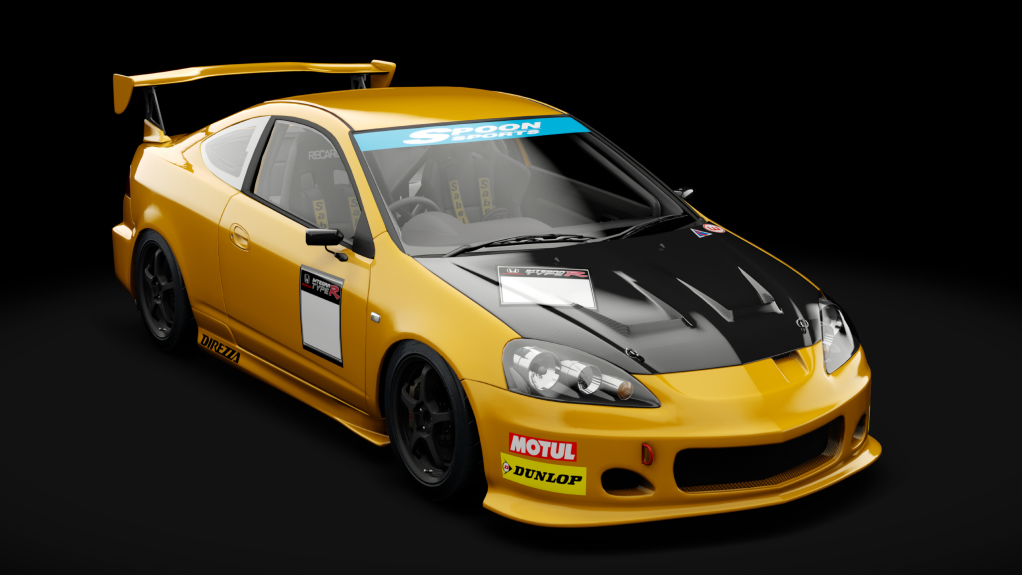 Honda Integra Type R Race 2004, skin 01_Phoenix Yellow