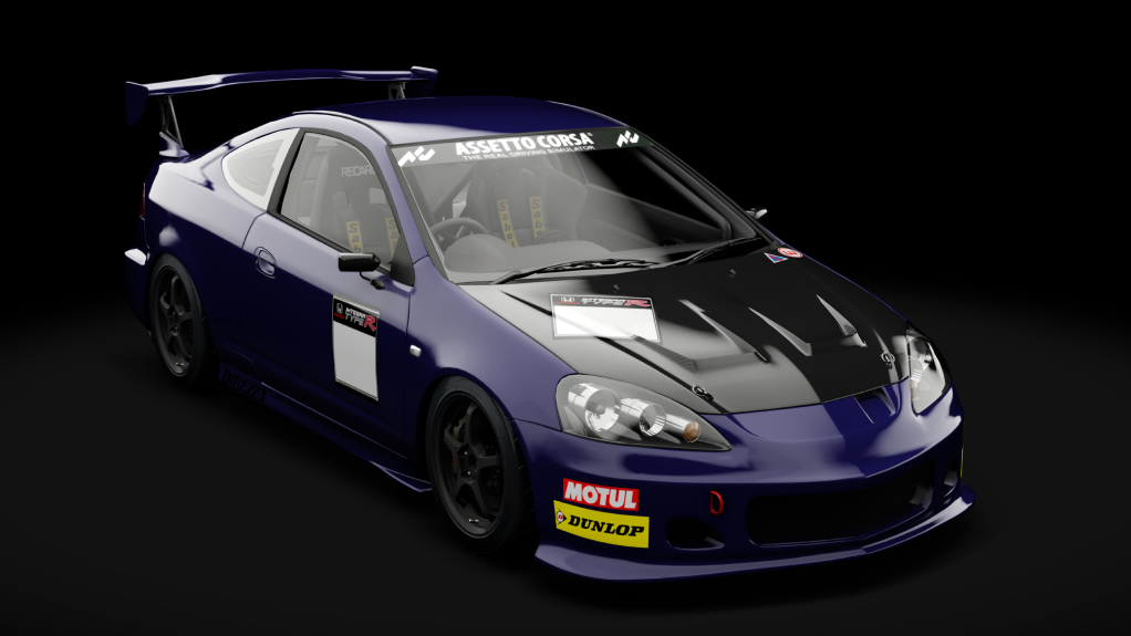 Honda Integra Type R Race 2004, skin Blackberry Pearl