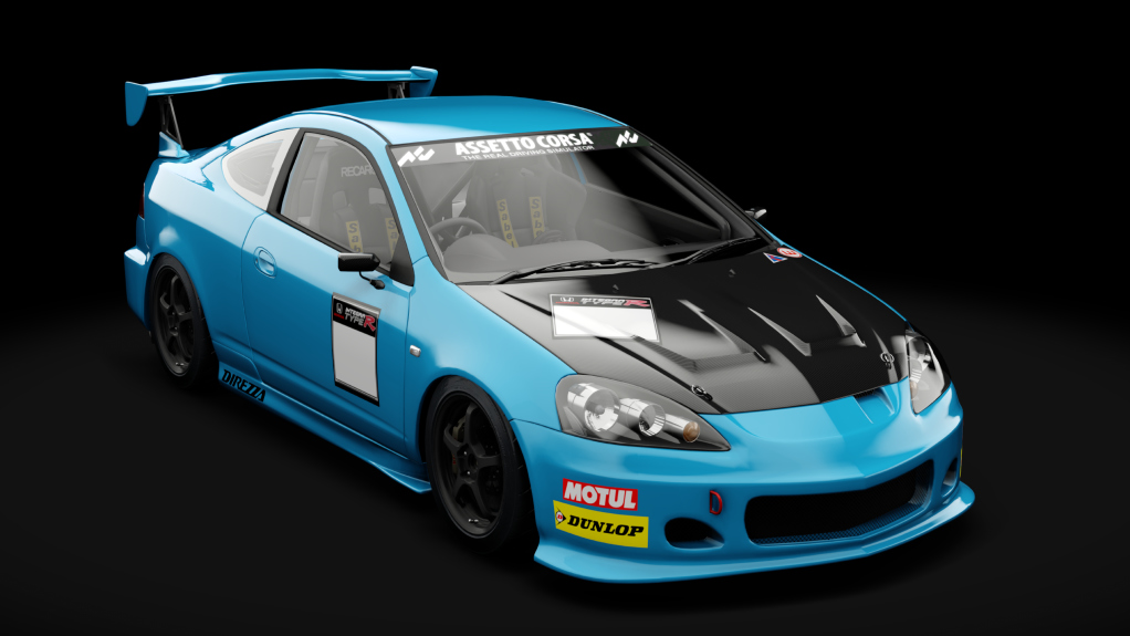 Honda Integra Type R Race 2004, skin Boost Blue