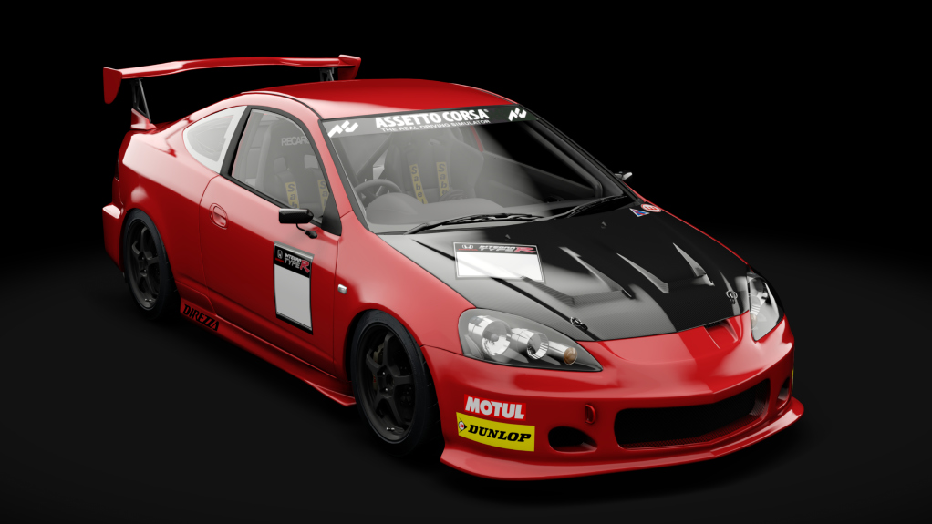 Honda Integra Type R Race 2004, skin Milano RED
