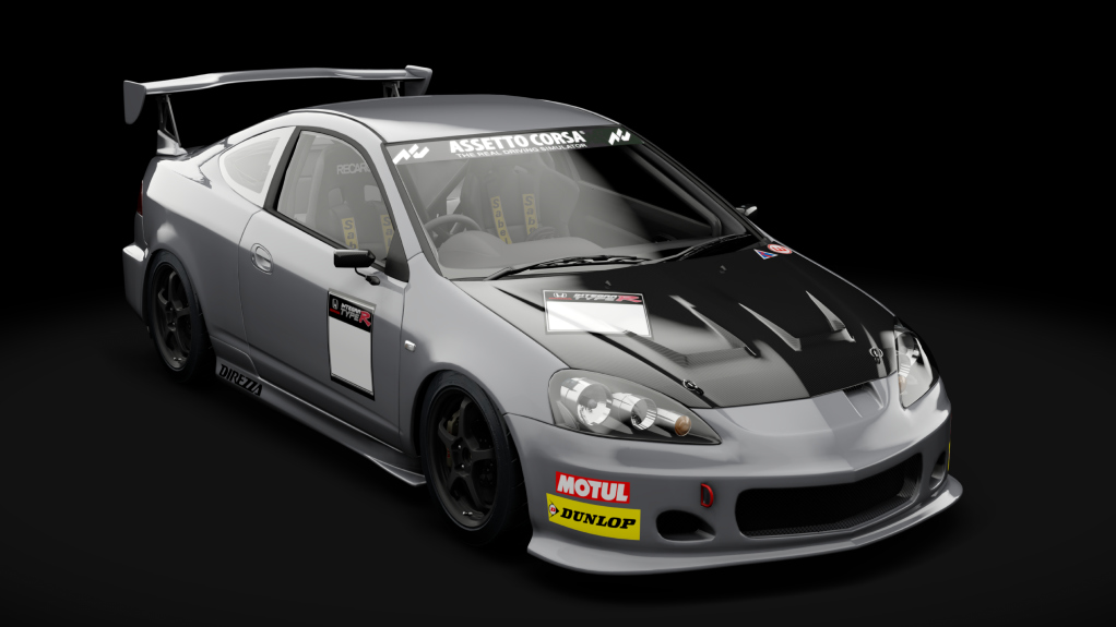 Honda Integra Type R Race 2004, skin Satin Silver