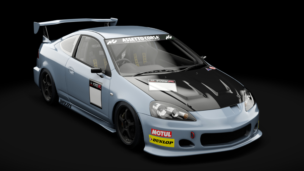 Honda Integra Type R Race 2004, skin Sonic Grey Pearl