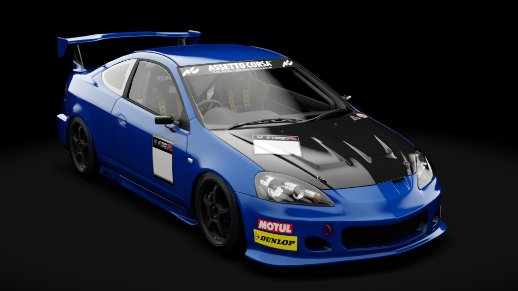 Honda Integra Type R Race 2004, skin Sporty Blue Metallic