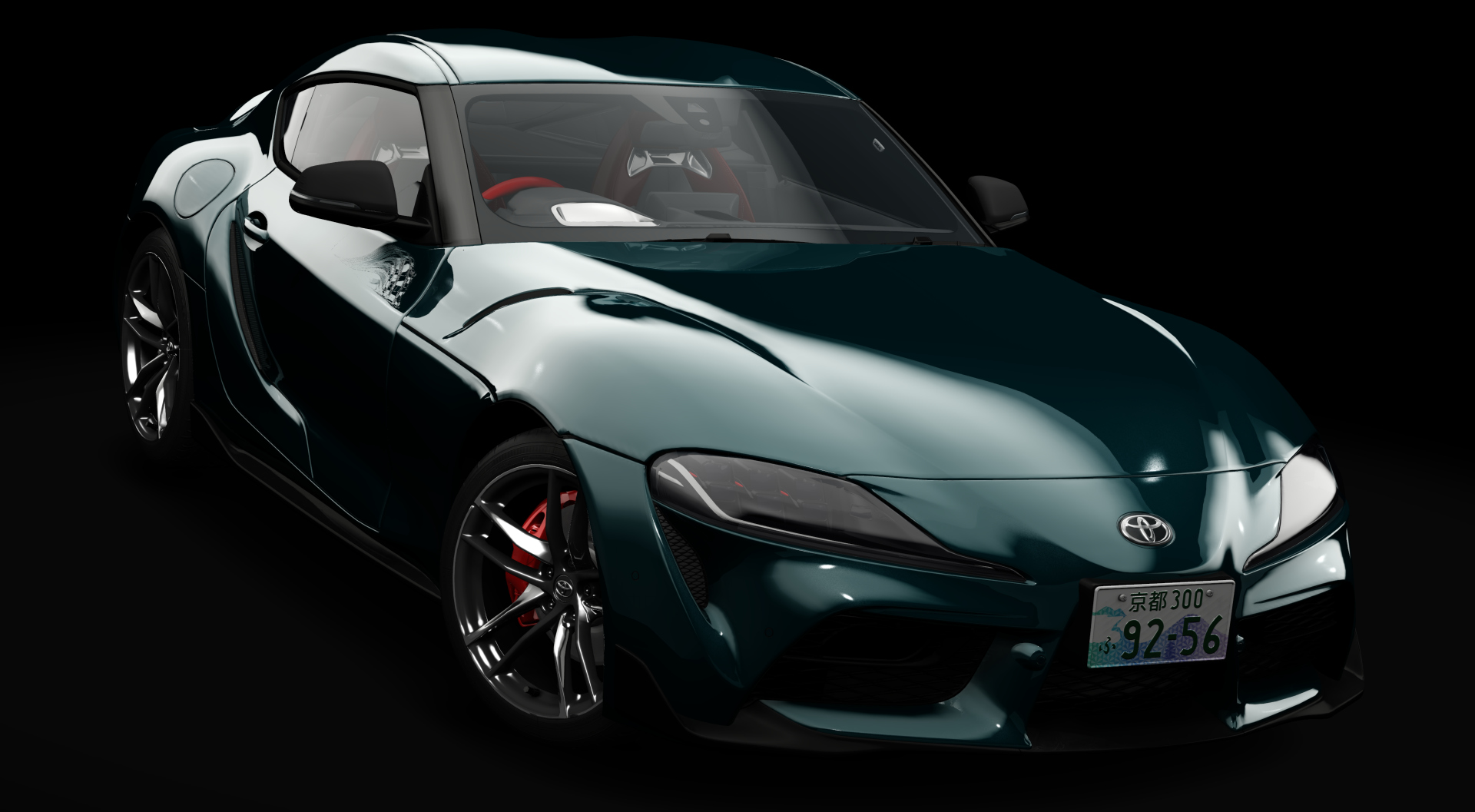 Toyota GR Supra A90 '19, skin 02_Dark_Green_itsDraik_Special