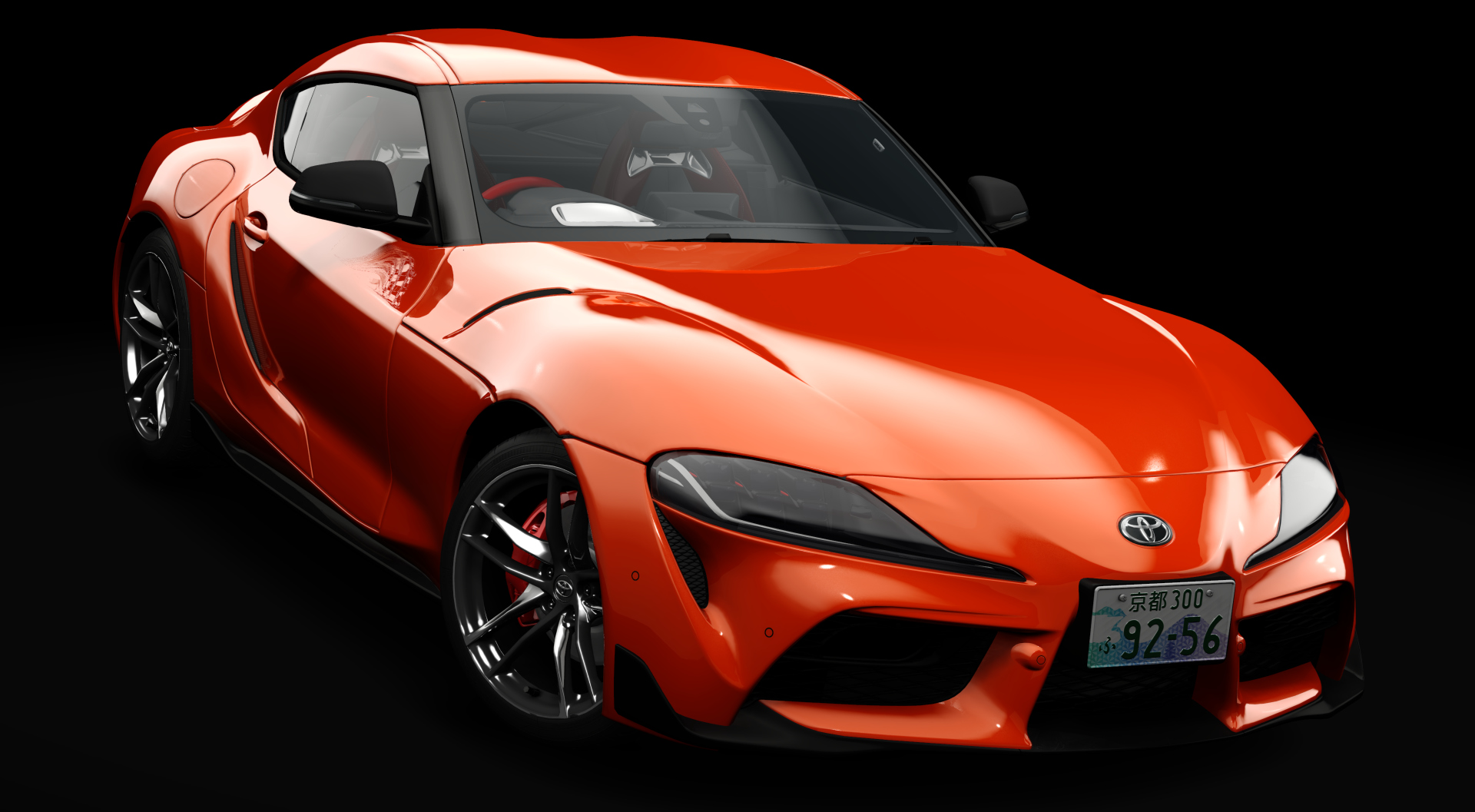 Toyota GR Supra A90 '19, skin 03_Orange_itsDraik_Special