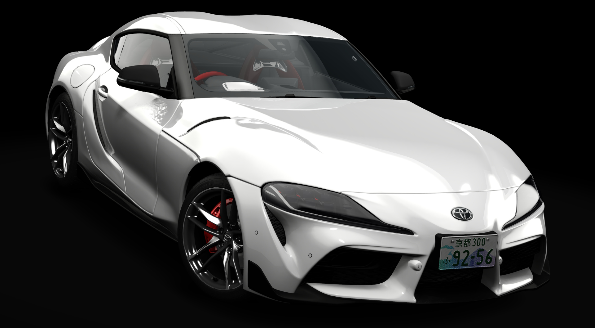 Toyota GR Supra A90 '19, skin 1_D01_White_Metallic