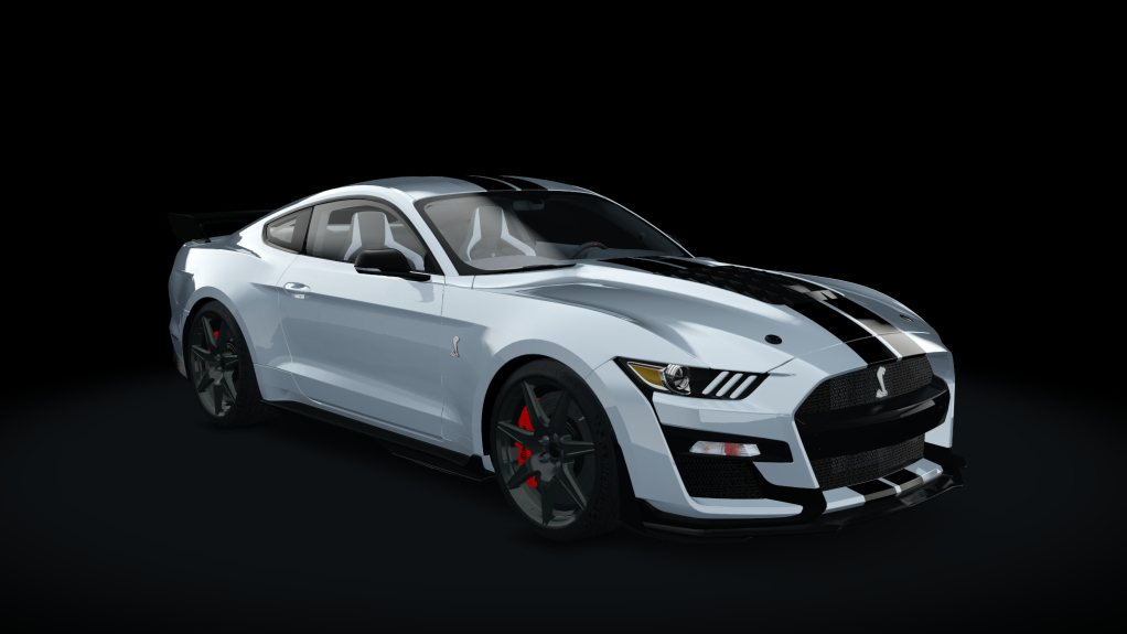 Ford Mustang Shelby GT500 (AP2), skin Iconic_Silver_BkS