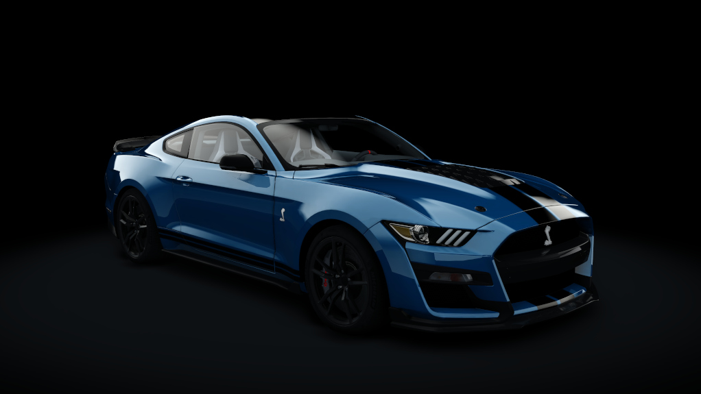 Ford Mustang Shelby GT500, skin Ford_Performace_Blue_BkS