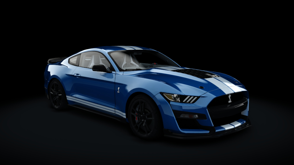 Ford Mustang Shelby GT500, skin Ford_Performace_Blue_WhS