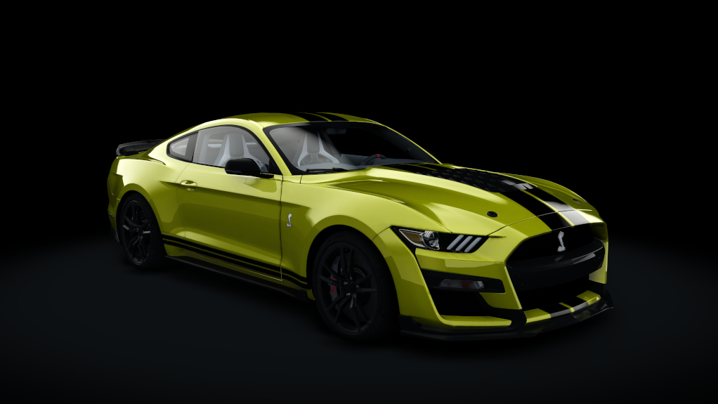 Ford Mustang Shelby GT500, skin Grabber_Lime_BkS