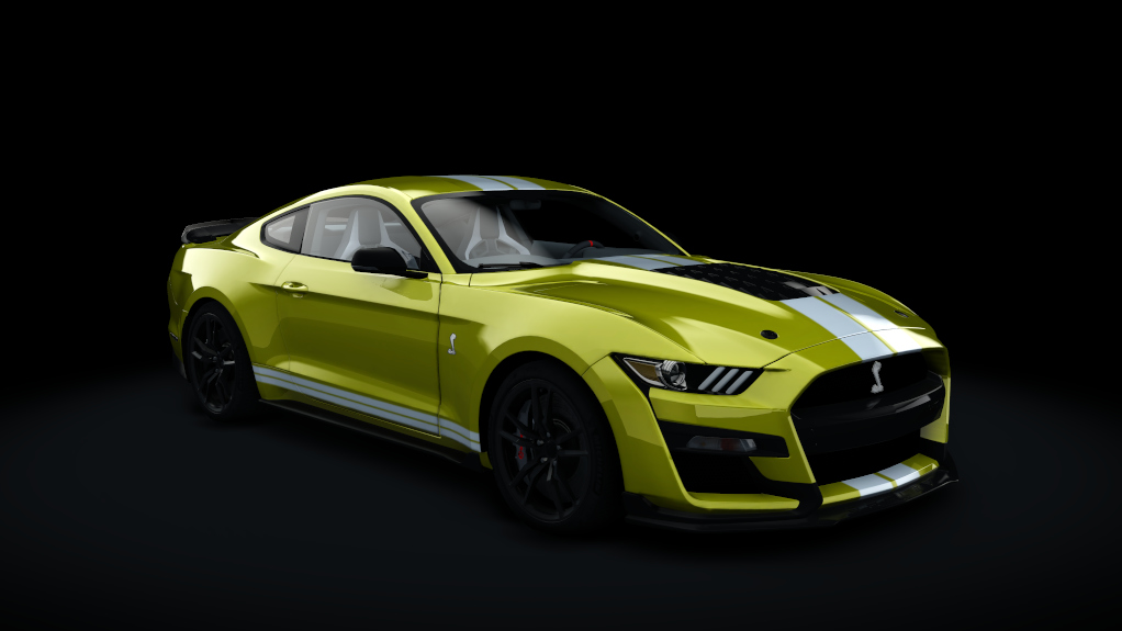 Ford Mustang Shelby GT500, skin Grabber_Lime_WhS