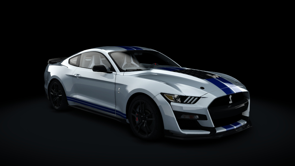 Ford Mustang Shelby GT500, skin Iconic_Silver_BlS